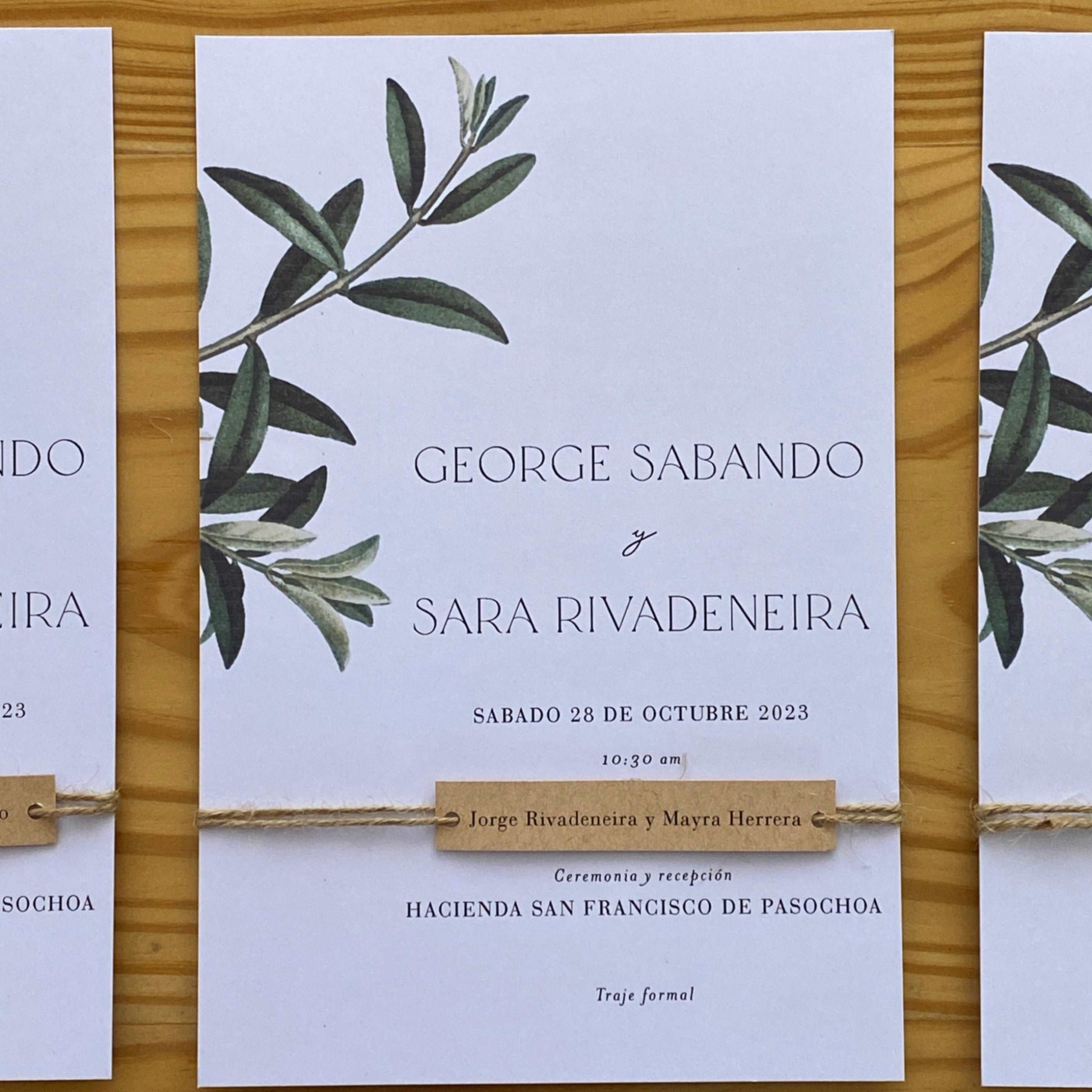 Invitación Boda Op. 1