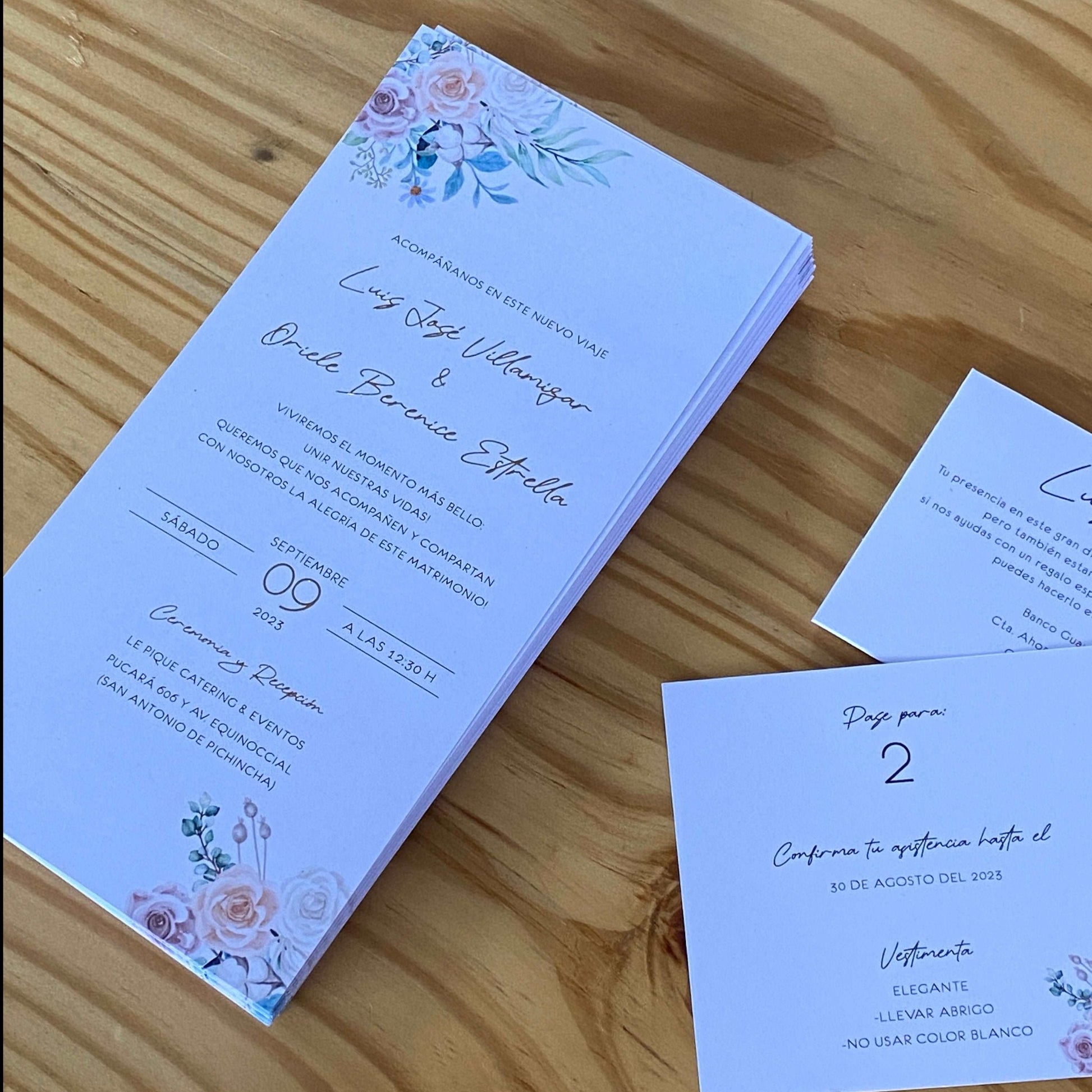 Invitación Boda Op. 3